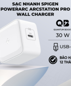 Sạc Nhanh Spigen PowerArc ArcStation Pro Wall Charger 30W (USA)